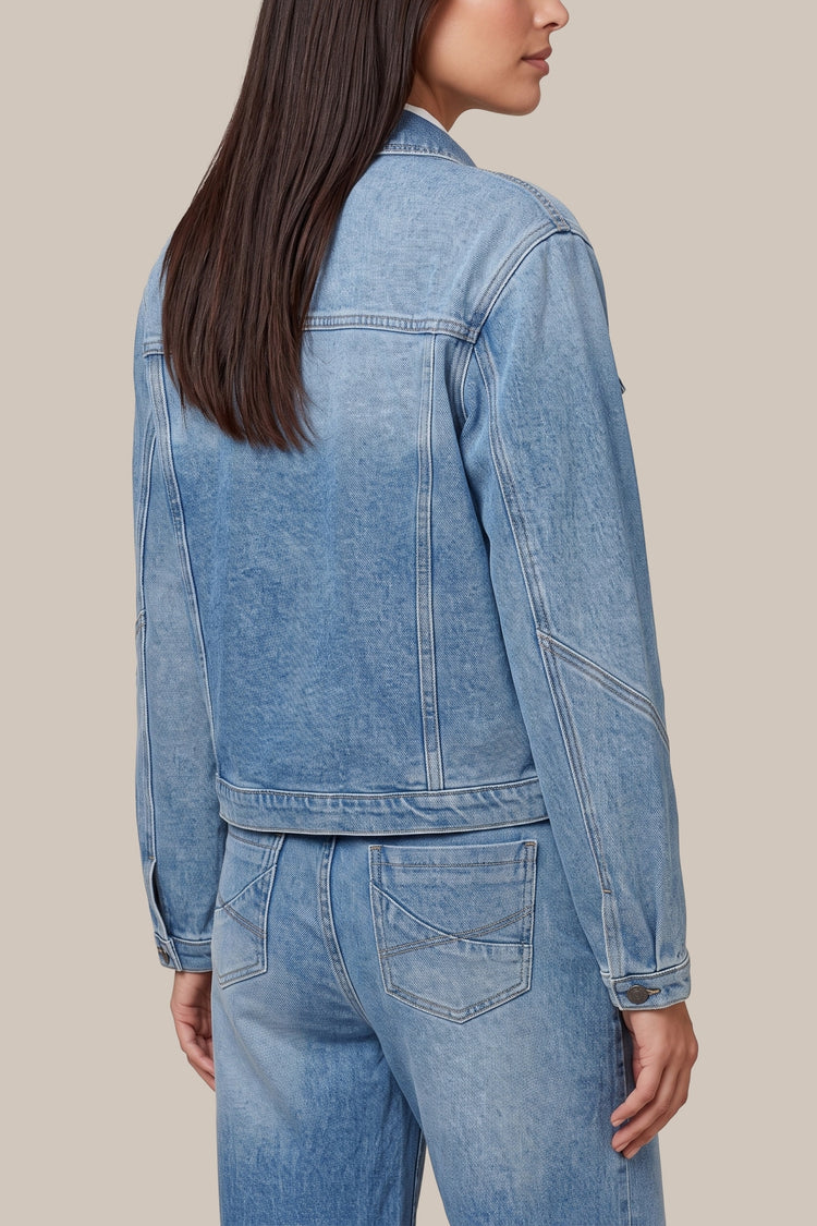Líona jacket | Denim Mid Blue