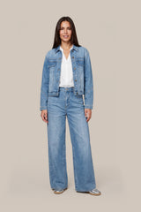 Líona jacket | Denim Mid Blue