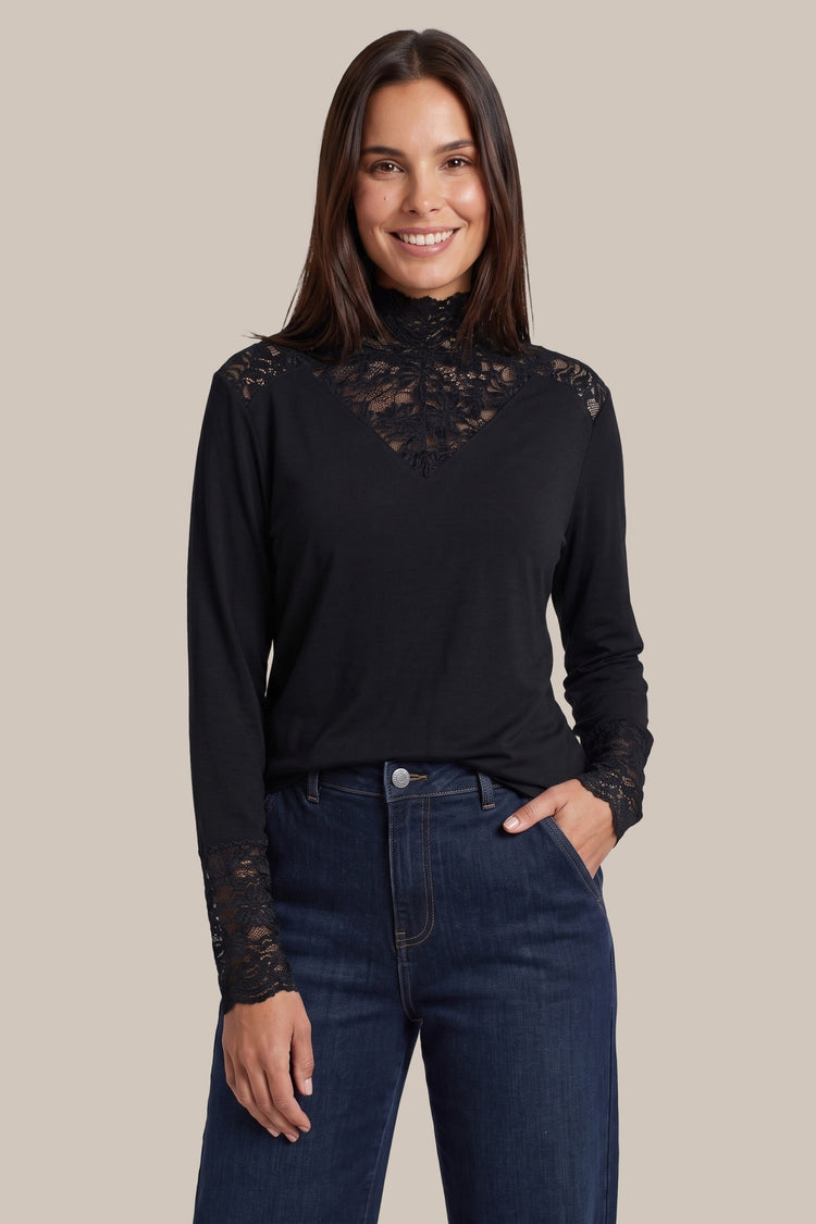 Aine top | Black