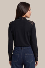 Aine top | Black