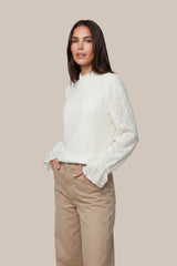 Éabha top | Wool White