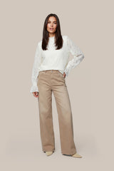 Éabha top | Wool White