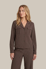 Neasa Blazer | Dark Earth