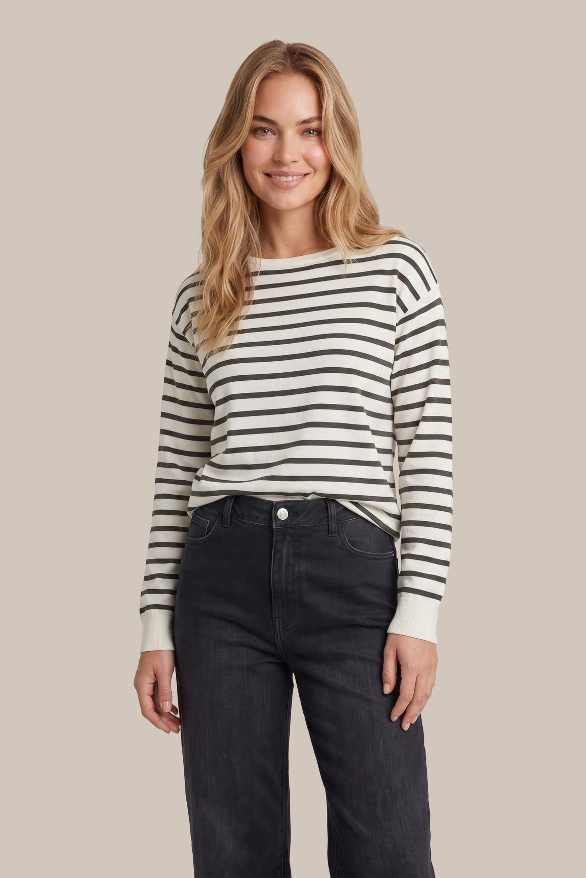 Tierney Top | Sand/Schwarz