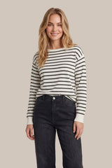 Tierney Top | Sand/Schwarz