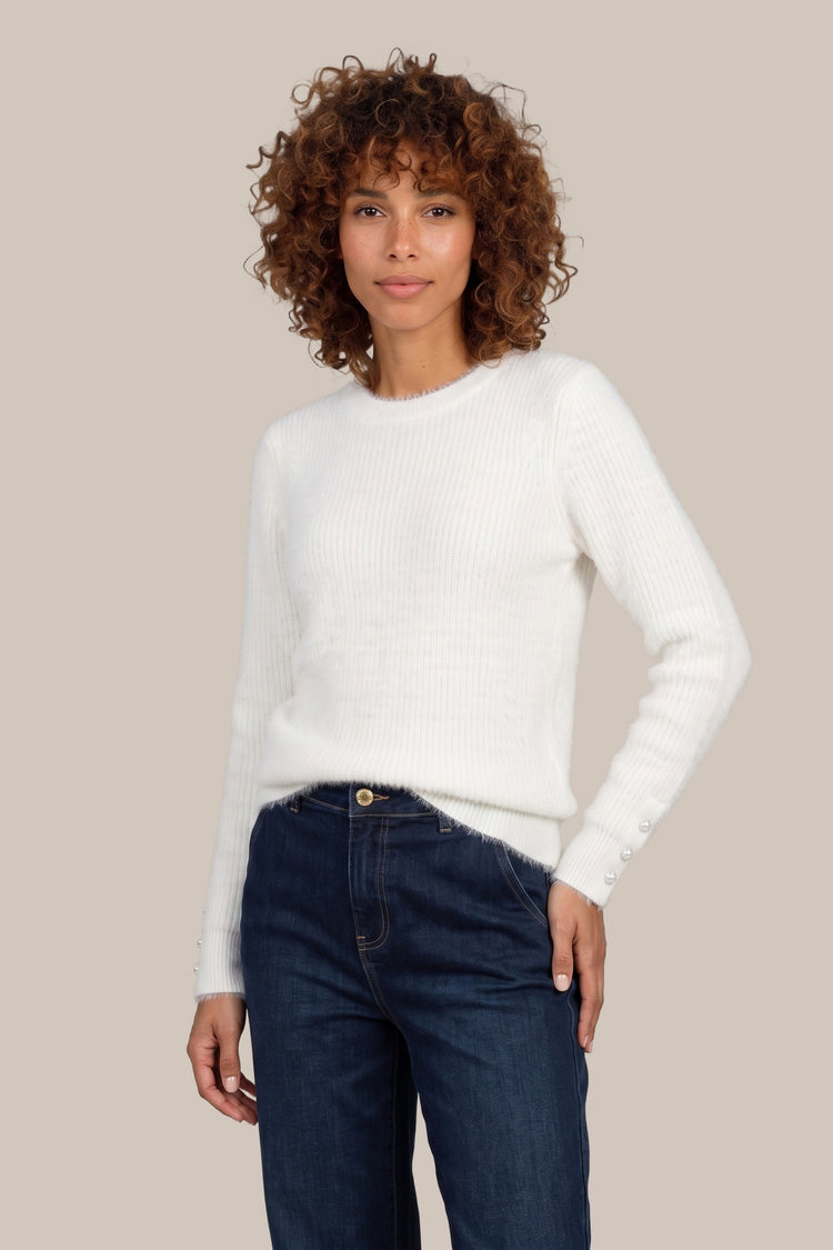 Máille trui | Wool White