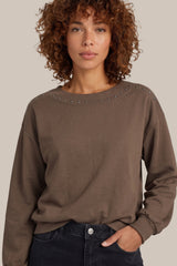 Aoife-Pullover | Dark Earth