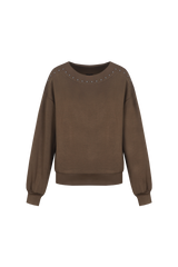Aoife-Pullover | Dark Earth
