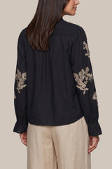 Treasa Bluse | Schwarz