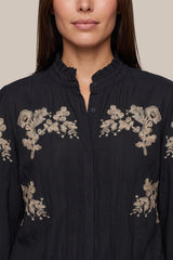 Treasa Bluse | Schwarz