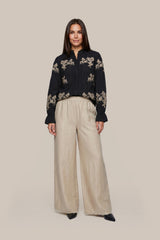 Treasa Bluse | Schwarz