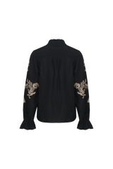 Treasa Bluse | Schwarz