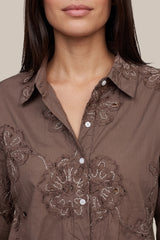 Ailis Bluse | Dark Earth