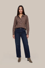Ailis Bluse | Dark Earth