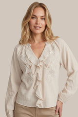 Sorcha blouse | Sand/Light Camel