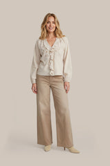Sorcha blouse | Sand/Light Camel