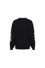 Bluse Róis | Schwarz/Dunkelbraun