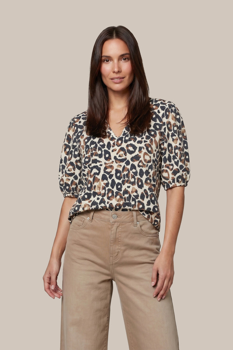 Bríd Top | Sand/Black