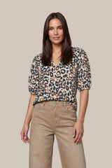 Bríd Top | Sand/Black