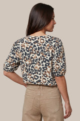 Bríd Top | Sand/Black