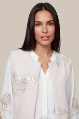 Hekla gilet | Wool White