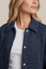 Keelin jacket | Denim Dark Blue