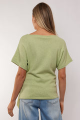 Anais top | Light Moss