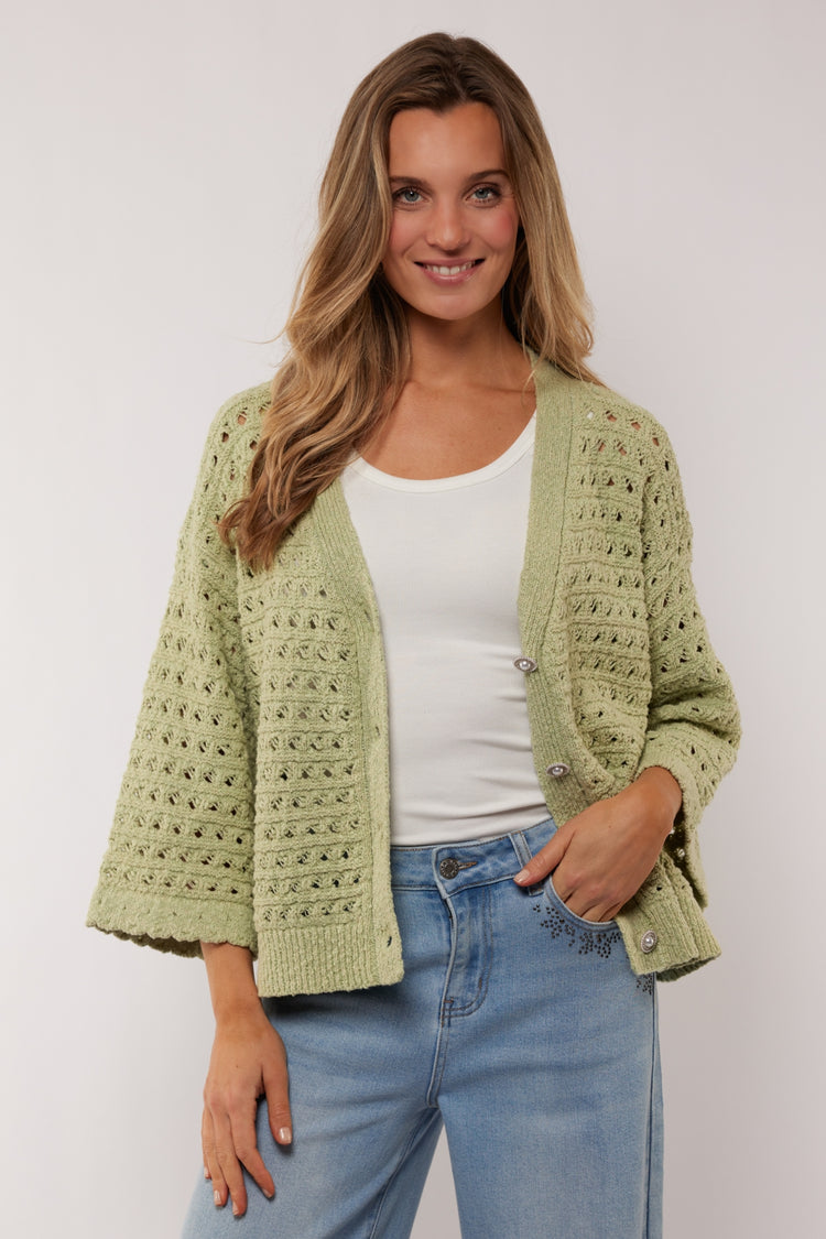 Aliya vest | Light Moss