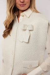 Kallie gilet | Wool White