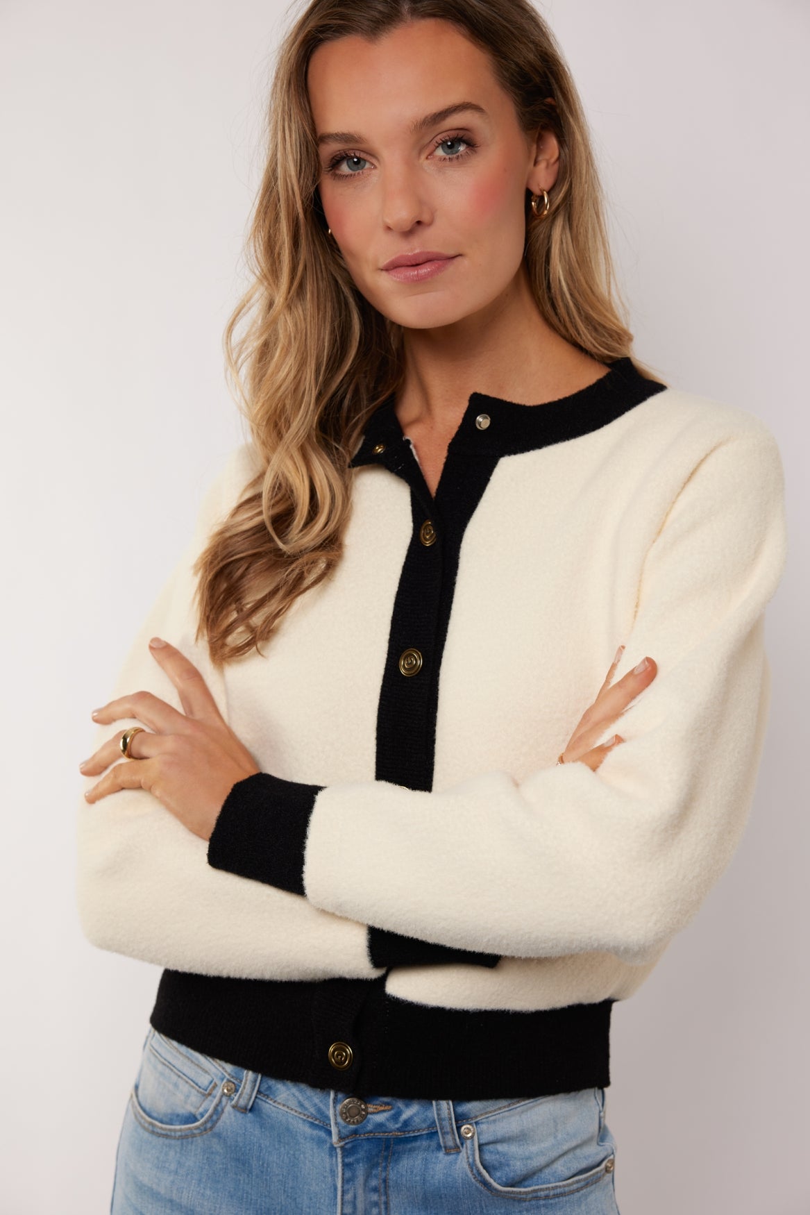 Maisy jacket | Wool White/Black