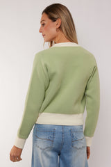 Maisy Jacke | Hellmoos/Wollweiß