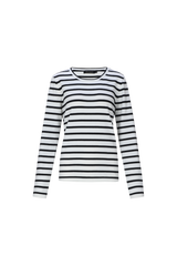 Alianna top | Wool White/Black