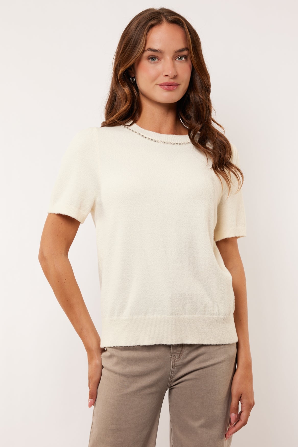 Etta top | Wool White