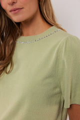 Etta top | Light Moss