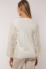 Raquelle trui | Wool White
