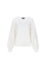 Raquelle trui | Wool White