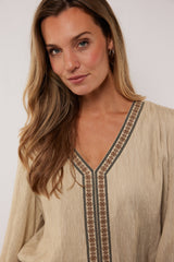 Saige top | Sand