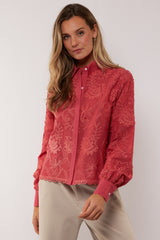 Molly blouse | Mineral Red