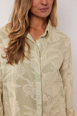 Kimberly blouse | Light Moss/Sand