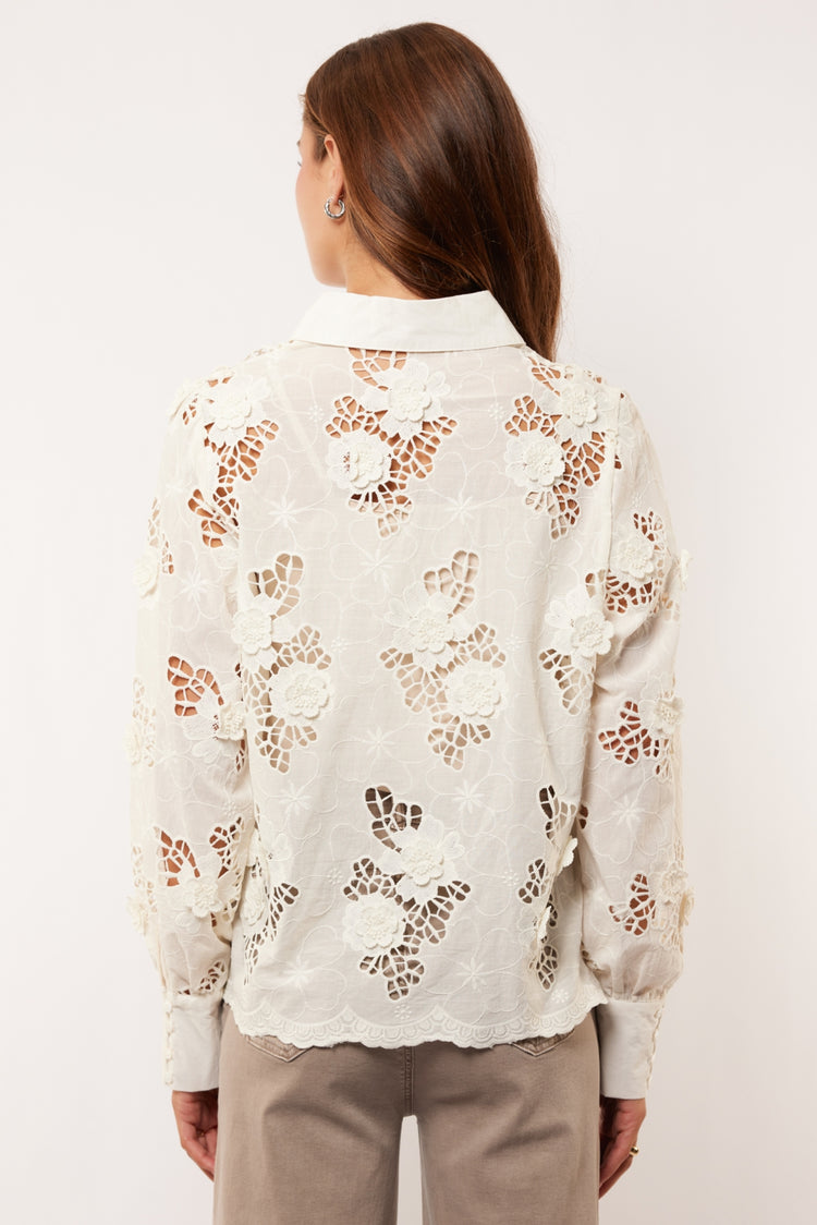 Alora blouse | Wool White