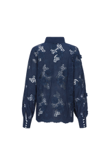 Alora blouse | Dark Sapphire