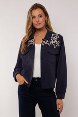 Daniella Jacke | Dunkelsaphir