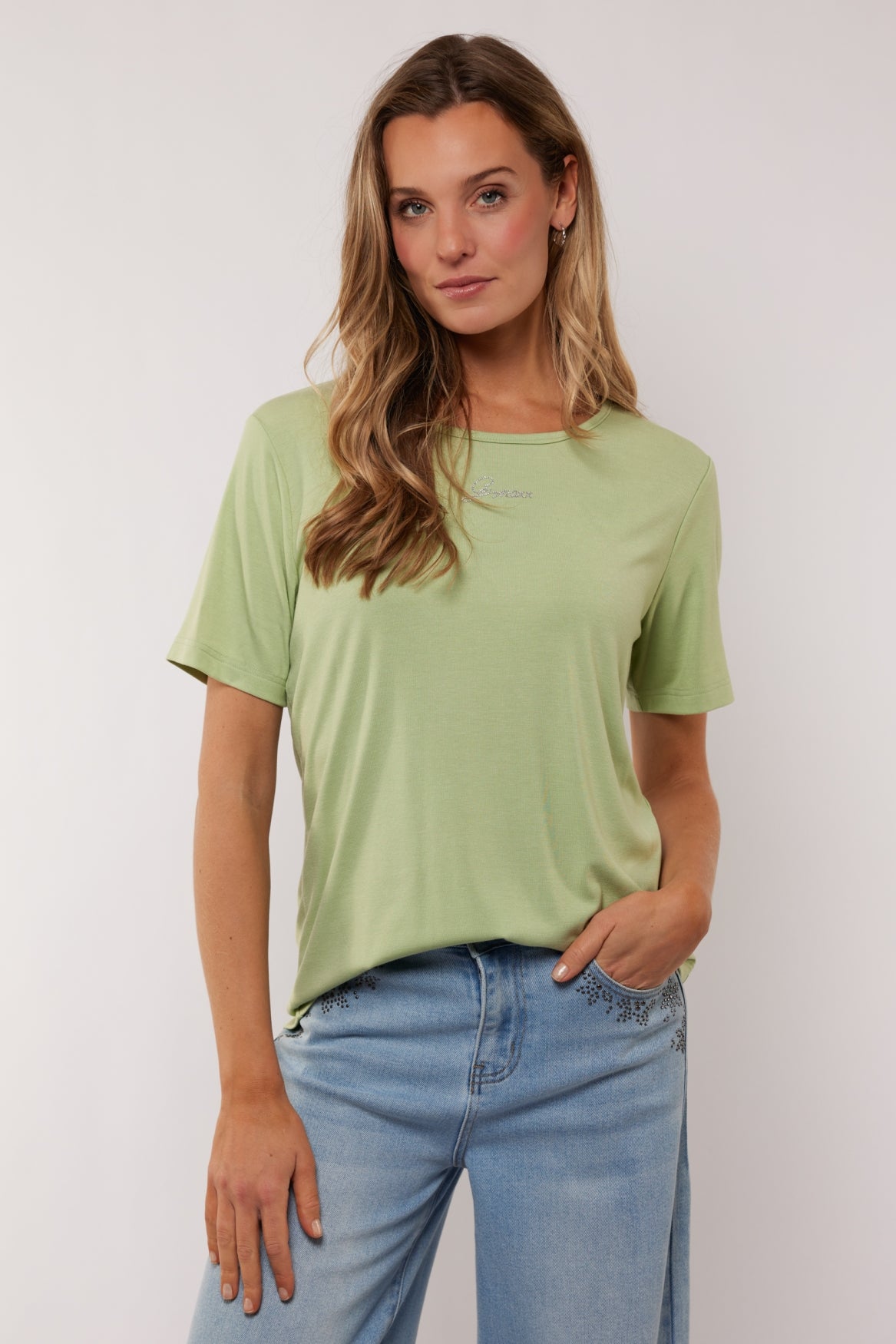 Emely top | Light Moss