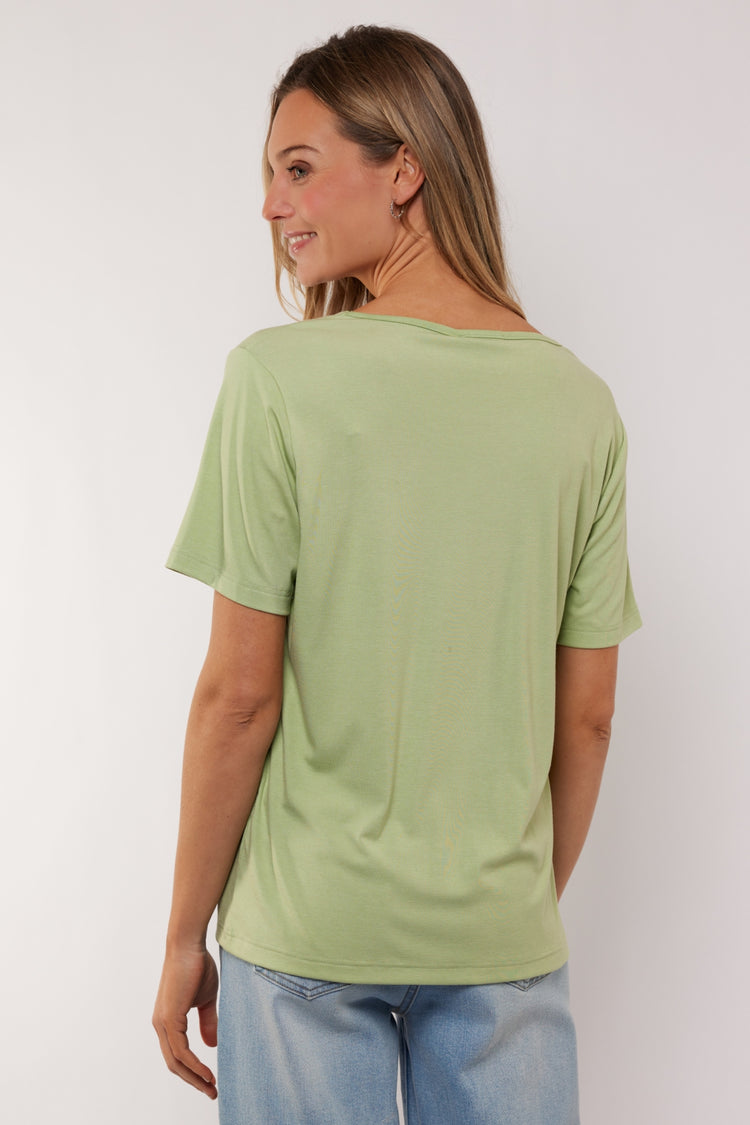 Emely top | Light Moss