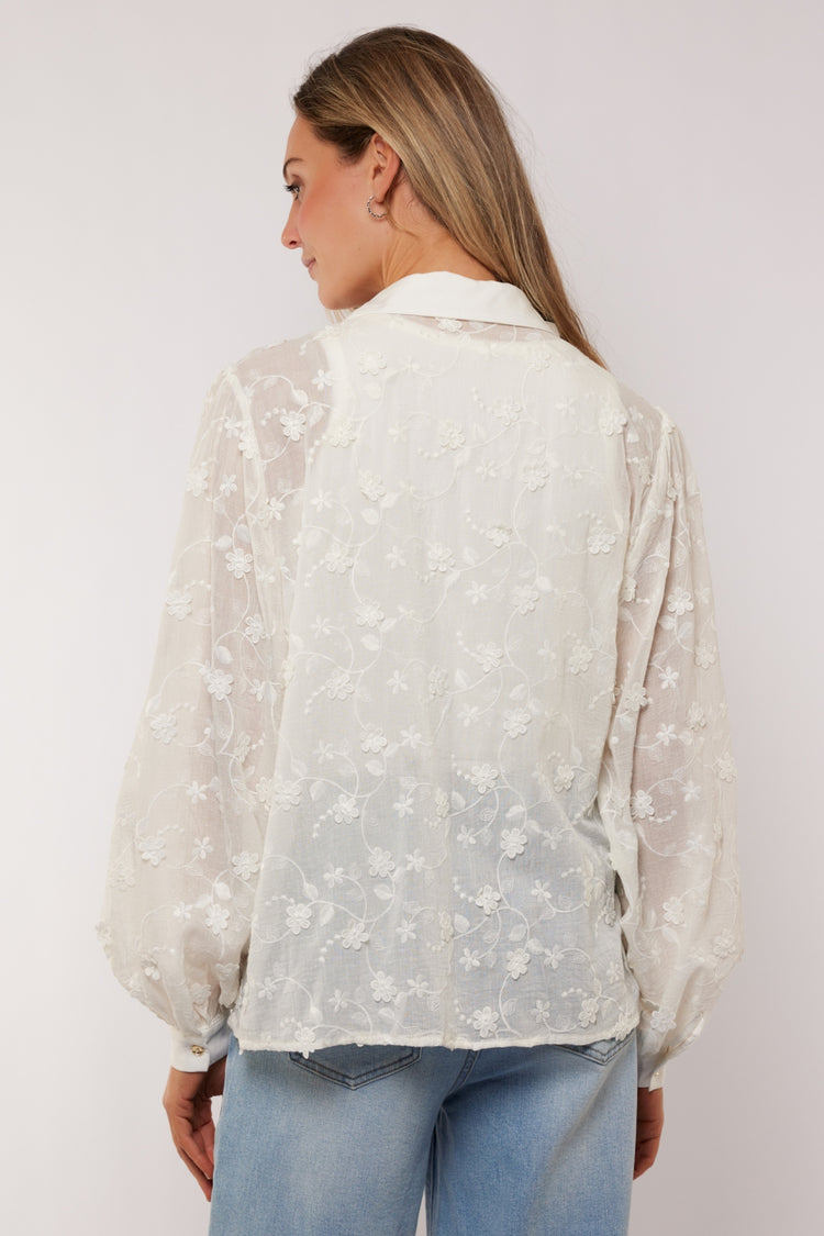 Julieta-Bluse | Offwhite