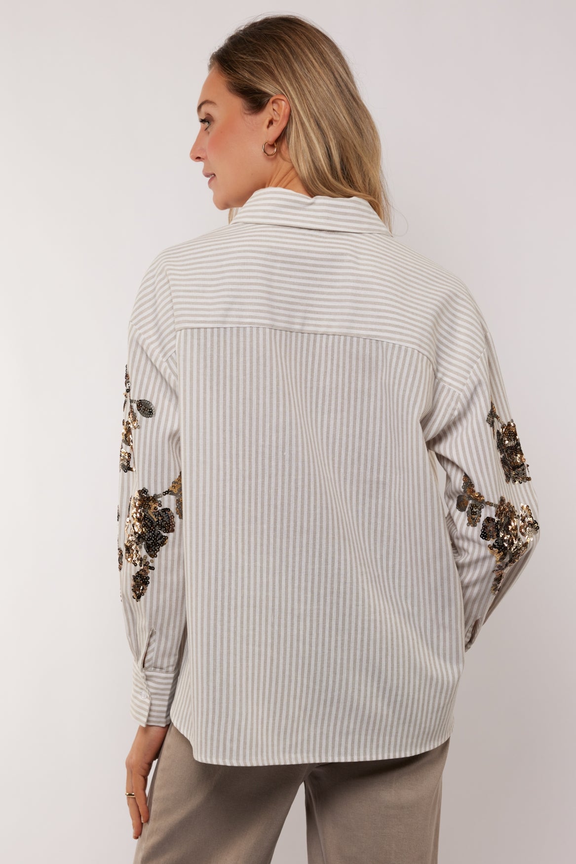 Rory blouse | Offwhite/Sahara