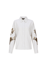 Rory blouse | Offwhite/Sahara