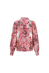 Hana Bluse | Mineralrot/Mondgestein