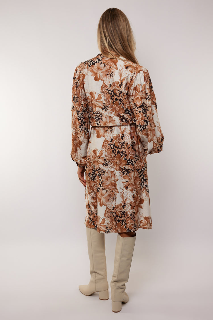 Estella dress | Brown Sugar/Sand
