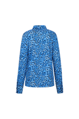 Jacqueline-Bluse | Sand/Himmlisches Blau